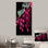 Colibri rose fuchsia I - art mural fuchsia