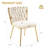 Waiting Room Chair Velvet Vanity Dining Chairs, Upholstered Makeup Accent Reading Chair,Metal Legs for Kitchen, Bedroom, Living Room