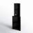 Badina Modern Display Corner Bookcase with Colourful LED Light