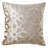 Lattice Cut Velvet Embellished 43x43cm Cushion with Inner