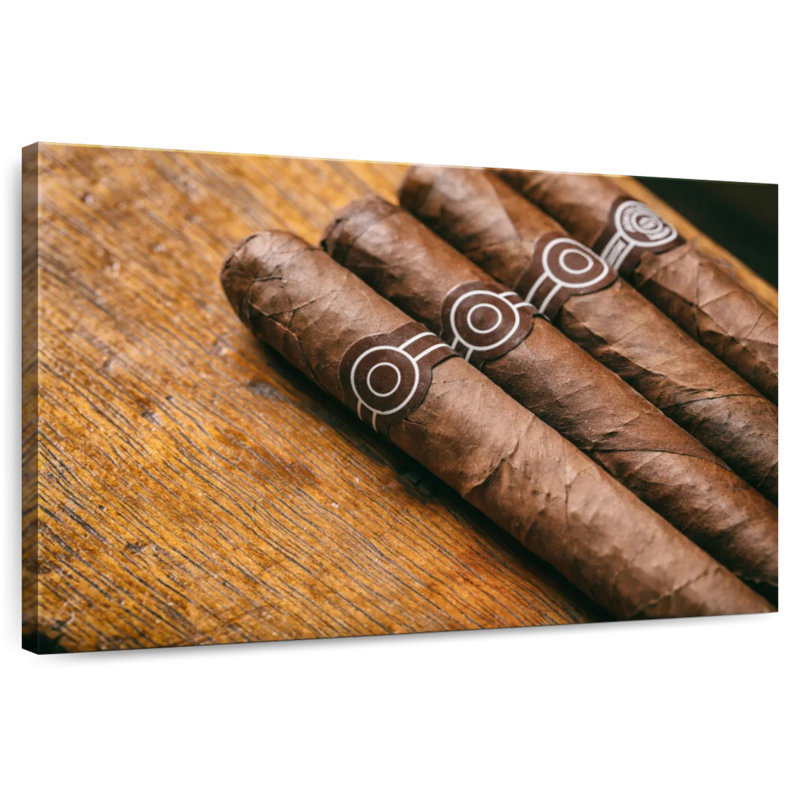 Senne Brown Cuban Cigars, 24" H x 36" W