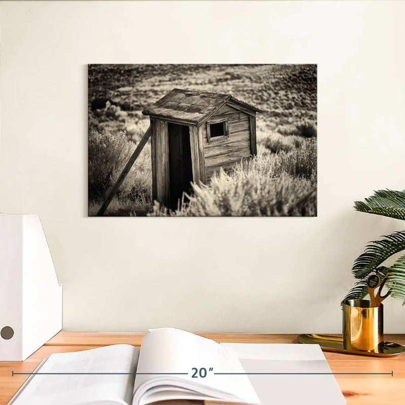 Lilie Ghost Town Outhouse I, H 8 po x l 12 po