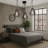 Adjustable Height Metal Body 3 Lights Chandelier