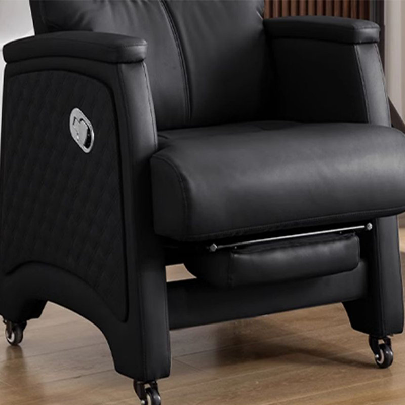 Office, leisure and comfortable lounge chair, Black