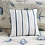 Édredon pour grand lit bleu - 100% coton avec motif et revers croisé foncé 180tc-119105054