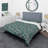 Camouflage vert - ensemble de housse de couette abstrait - microfibre de polyester