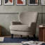 Fauteuil club Boucle avec pieds et accoudoirs