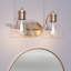 Meuble-lavabo 2 lumières 17,5 po Knightsdale - or moderne-901183526-901183545-901183550