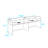 Rectangle 2 Person Office Cubicle Desk
