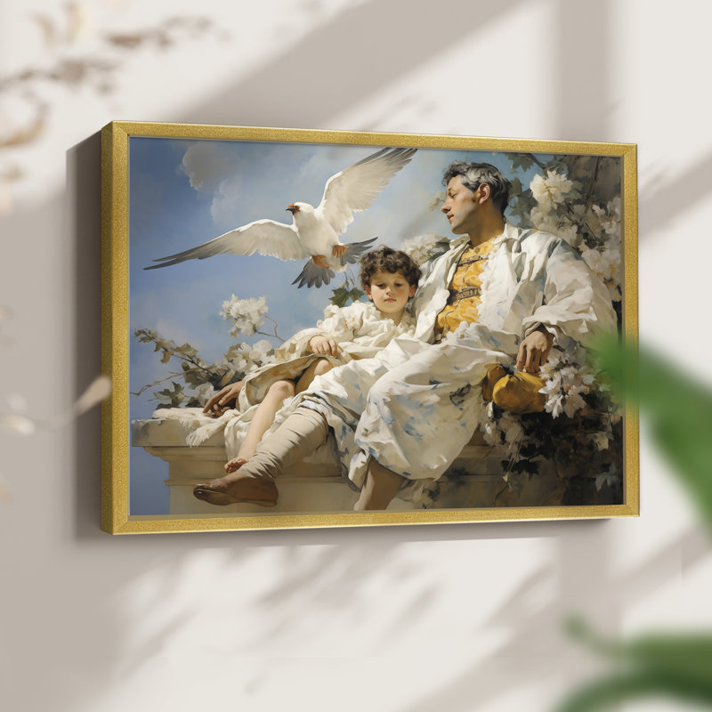 Angels From Above-XXV - Reproduction encadrée - Restickable, H 8 po x l 10 po