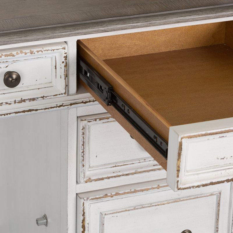 Colchester Credenza & Hutch Home Office Set