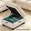 Shavera Upholstered Multifunctional Removeable Storage Ottoman-879682331