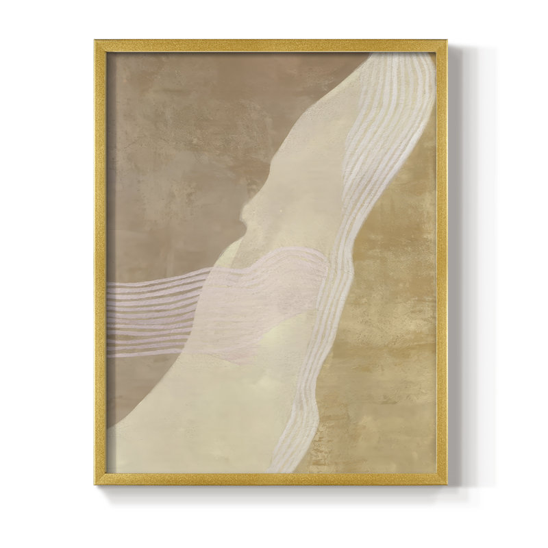 «Cradle II», reproduction encadrée - bois massif, H 11 po x l 9 po, Cadre doré