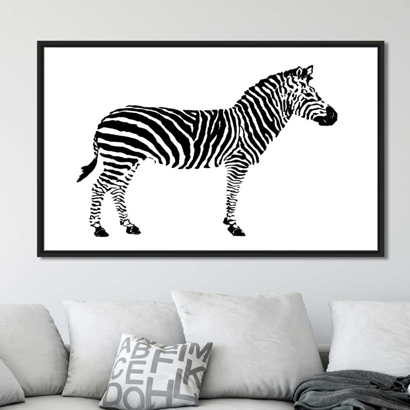 «Cheetah», impression, H 27,5 po x l 43,5 po x P 2 po, Cadre flottant noir