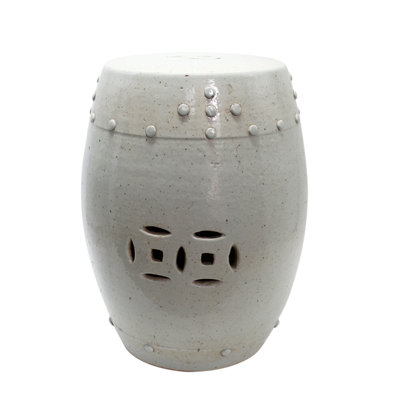 Porcelain Accent Stool
