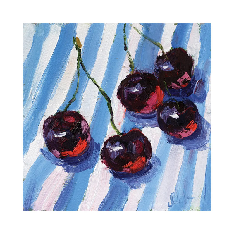 «Cherries Still Life», reproduction d'art murale