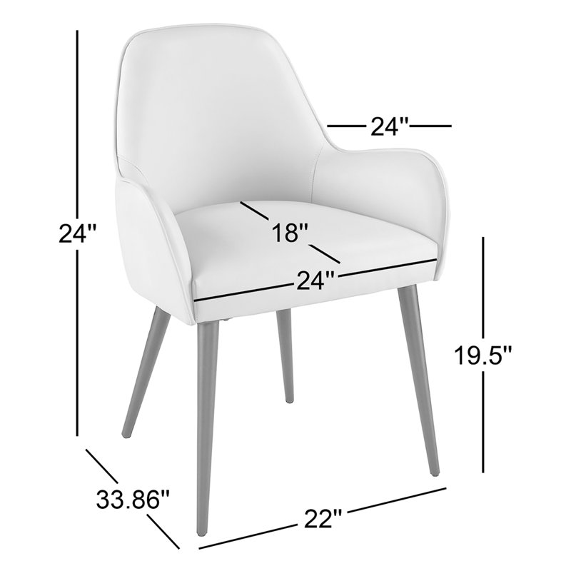 Chaise de salle à manger Diontaye, Brun