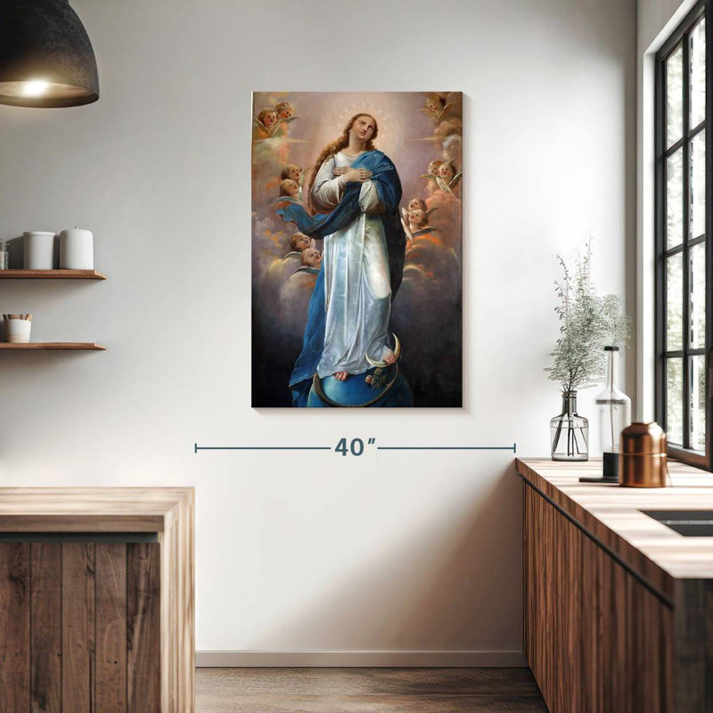 Vierge Marie Adella, H 39 po x l 26 po
