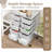 Milin 10 Drawer Storage Drawer with Locking Wheels-299059419