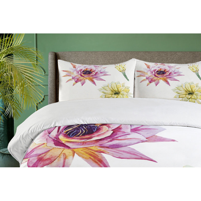 Coastal Floral Duvet Cover