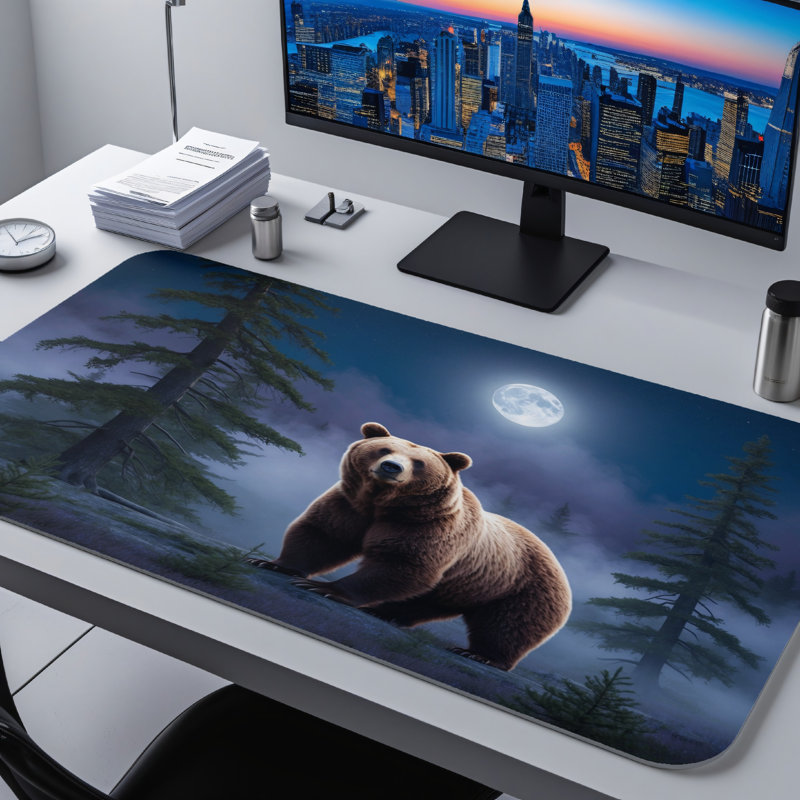 Polyester Desk Pad, 31.5x15.5