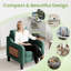 Fauteuil d'appoint rembourré en tissu de qualité supérieure 29,9 po de largeur Mid-Century-345153219