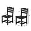 Chaises de salle à manger d'extérieur en PEHD (ensemble de 2)-1244844992