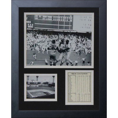 Souvenirs encadrée 1964 st. louis cardinals