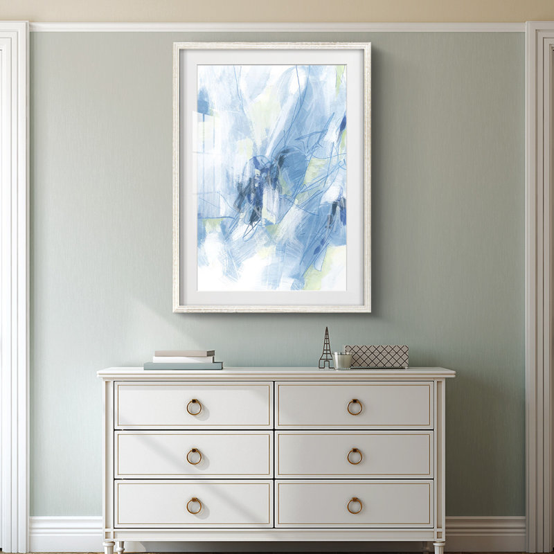 «Spin Cycle II», impression encadrée, H 28,5 po x l 20,5 po, Blanc