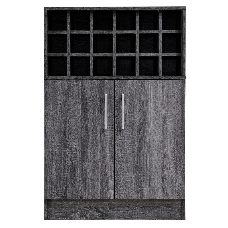 Armoire à vin et bar, Gris