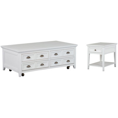 Fontenot Lift Top Storage Cocktail Table With End Table
