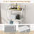 Keedan Metal Bathroom Shelves