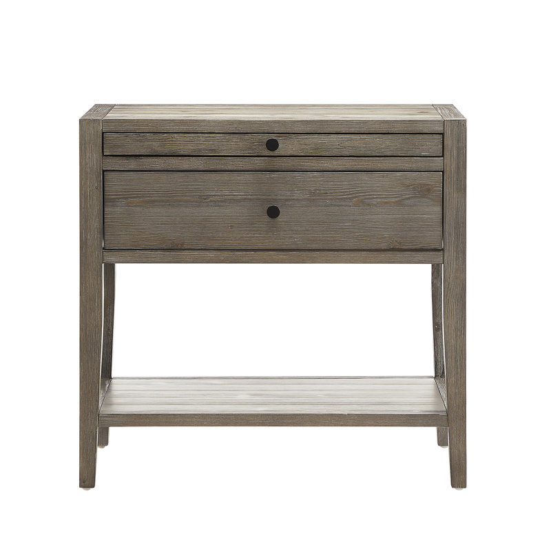 Sunveil 1-Drawer Nightstand - Weathered Gray