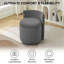 Fauteuil demi-tonneau pivotant rembourré avec rangement-1538664979-1510171286