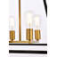 Lustre linéaire à 4 lumières Gloriajean-993092655-992946899