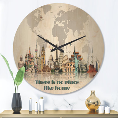 Solid Wood Wall Clock