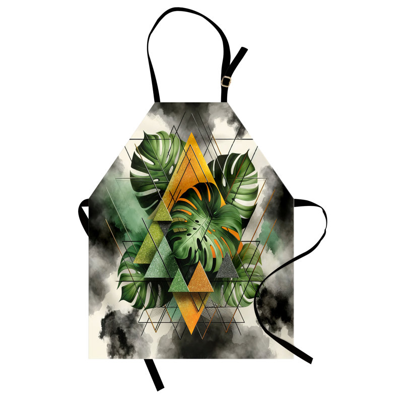 Geometric Bib Apron