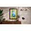 Dog at the Window Modern 1 Piece Single Picture Frame Wall Art-403655999-403655995