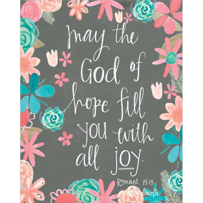 «Hope of God» par Katie Doucette, art mural sur toile