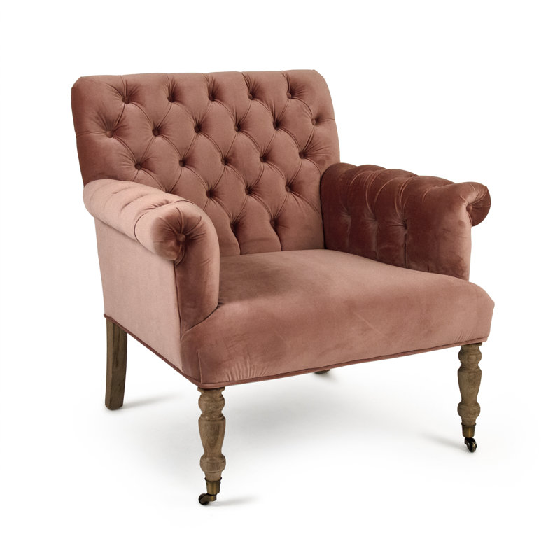 Velvet Tufted Armchair