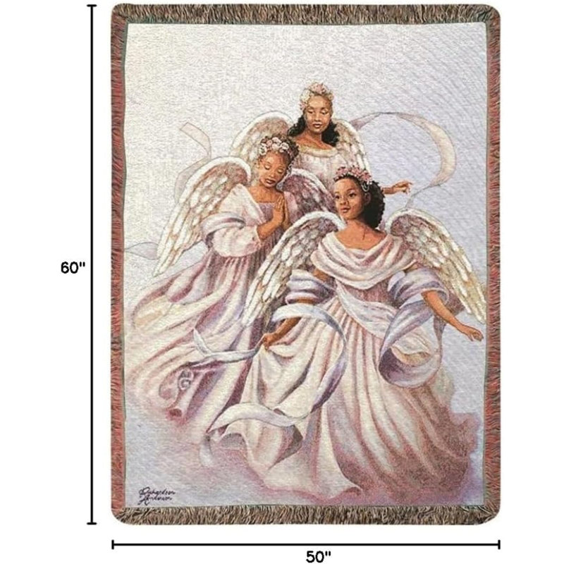 Décoration de salon manuel 50 po x 60 po Angelic Trio