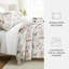 Ensemble de courtepointe légère - couvre-lit matelassé toutes saisons - motifs intemporels-105628150