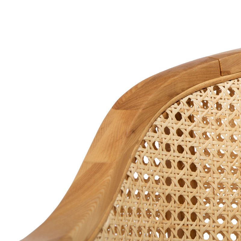 Arm Linen Chair, Natural/Gold