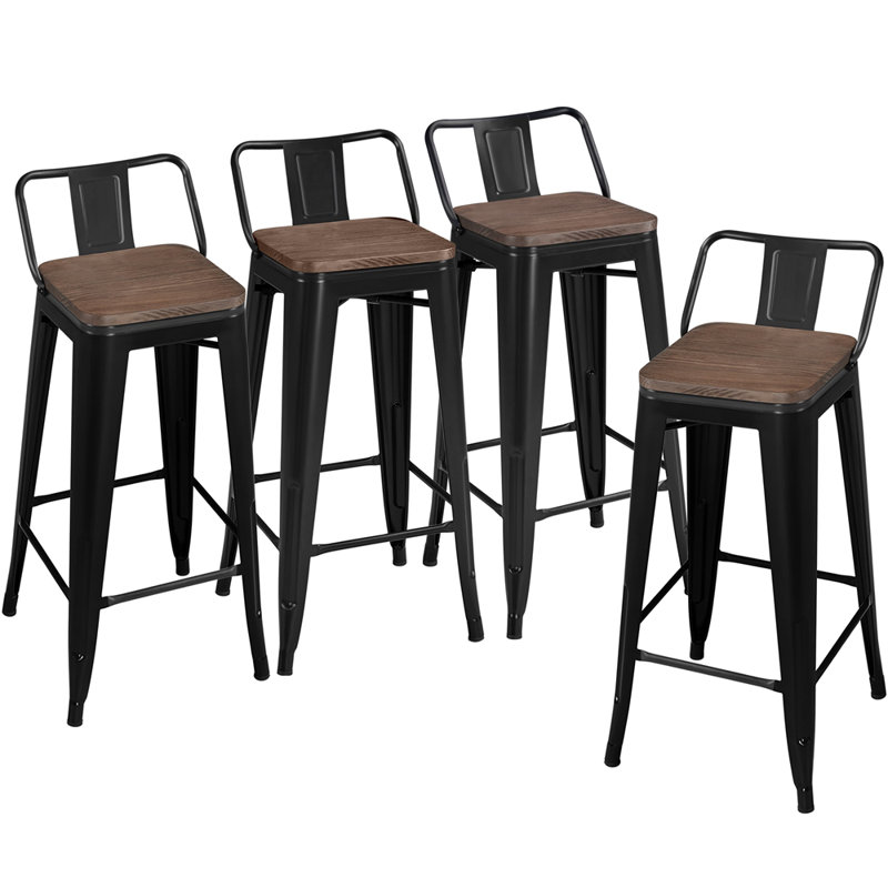 Armagh Counter Stool with Metal Frame, Counter Stool (24" Seat Height)
