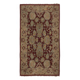 Antique One-of-a-Kind 4'0x7'5 Hand Knotted Area Rug