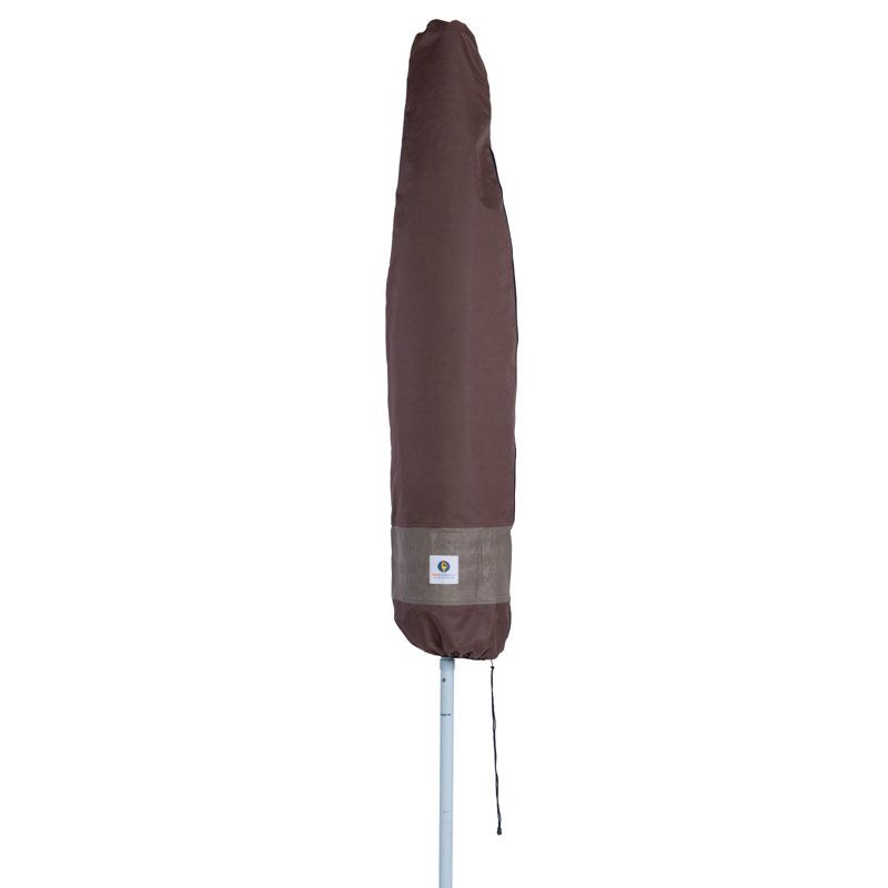 Steve Outdoor Patio Umbrella Cover, 88" H x 27" W x 27" D, Mocha Cappuccino