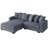 4-Piece Upholstered Modern Modular Sofa-1018353871