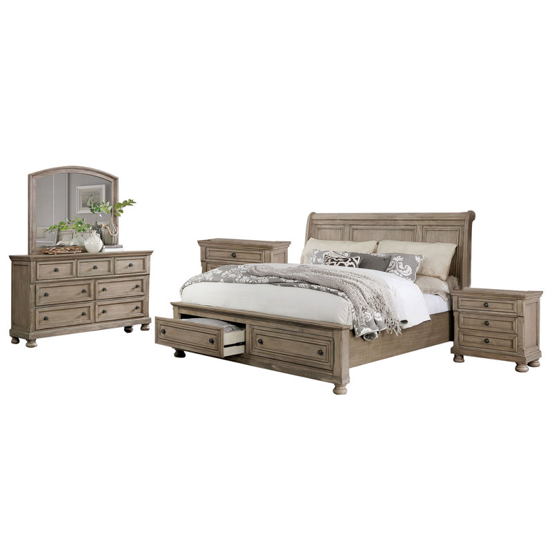 Ensemble de chambre avec grand lit 5 pièces Brinkley