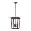 Luminaire suspendu d'extérieur 12 po Twilight Bronze