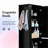 Stylish Storage Cabinet For Bathroom, Tall Storage Cabinet, Freestanding Bathroom Storage Cabinet With Adjustable Shelf